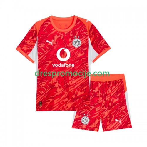 Borussia Dortmund Dres Golmanski Dječji Gostujući 2025/2026 Kratkih Rukava Borussia Dortmund Dres Golmanski Dječji Gostujući 2025/2026 Kratkih Rukava